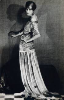 Peggy Guggenheim in a dress by Paul Poiret